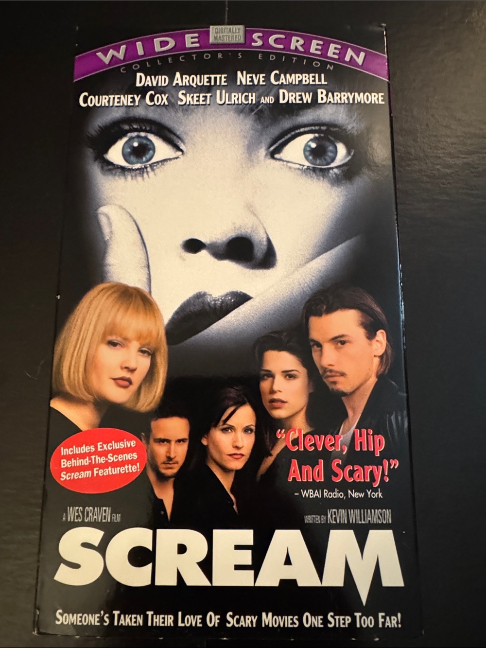 SCREAM 📼 VHS original Wes Craven film that started it all. Tested, excellent! 💫